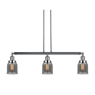 A thumbnail of the Innovations Lighting 213-S Small Bell Polished Nickel / Plated Smoked