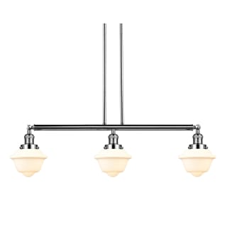 A thumbnail of the Innovations Lighting 213-S Small Oxford Polished Nickel / Matte White Cased