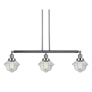 A thumbnail of the Innovations Lighting 213-S Small Oxford Polished Nickel / Clear