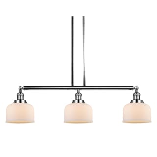 A thumbnail of the Innovations Lighting 213-S Large Bell Polished Nickel / Matte White Cased