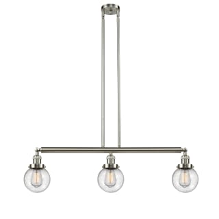 A thumbnail of the Innovations Lighting 213-S-6 Beacon Brushed Satin Nickel / Seedy