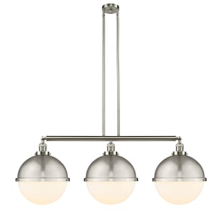 A thumbnail of the Innovations Lighting 213-17-45 Hampden Linear Brushed Satin Nickel / Matte White