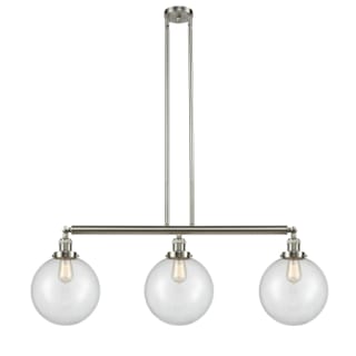 A thumbnail of the Innovations Lighting 213 X-Large Beacon Brushed Satin Nickel / Clear