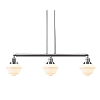 A thumbnail of the Innovations Lighting 213-S Small Oxford Brushed Satin Nickel / Matte White Cased