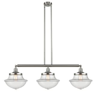 A thumbnail of the Innovations Lighting 213 Large Oxford Brushed Satin Nickel / Clear