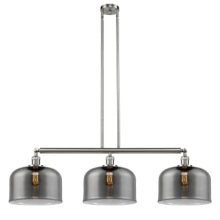 A thumbnail of the Innovations Lighting 213 X-Large Bell Brushed Satin Nickel / Plated Smoke