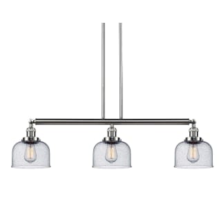 A thumbnail of the Innovations Lighting 213-S Large Bell Brushed Satin Nickel / Seedy
