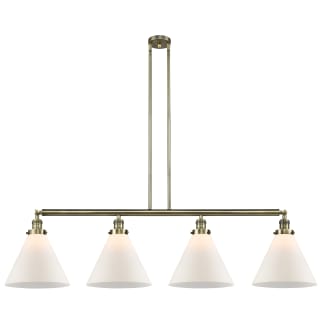 A thumbnail of the Innovations Lighting 214 X-Large Cone Antique Brass / Matte White