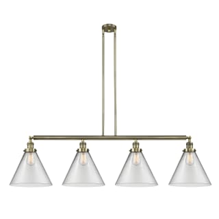 A thumbnail of the Innovations Lighting 214 X-Large Cone Antique Brass / Clear