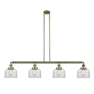A thumbnail of the Innovations Lighting 214 Large Bell Antique Brass / Clear