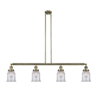 A thumbnail of the Innovations Lighting 214 Canton Antique Brass / Clear