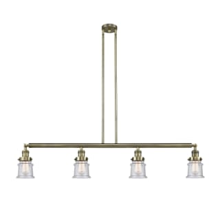 A thumbnail of the Innovations Lighting 214 Small Canton Antique Brass / Seedy