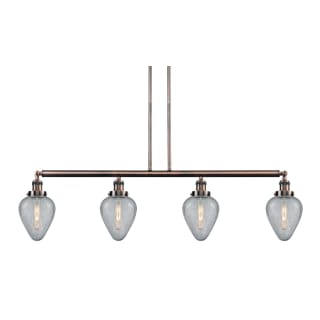 A thumbnail of the Innovations Lighting 214-S Geneseo Antique Copper / Clear Crackle