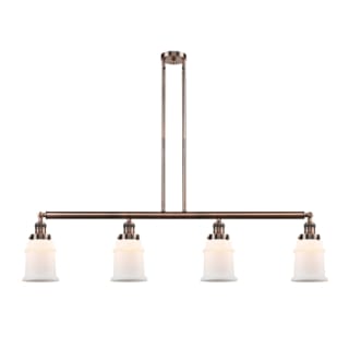 A thumbnail of the Innovations Lighting 214 Canton Antique Copper / Matte White
