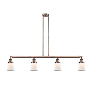 A thumbnail of the Innovations Lighting 214 Small Canton Antique Copper / Matte White