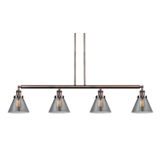 A thumbnail of the Innovations Lighting 214-S Large Cone Antique Copper / Smoked