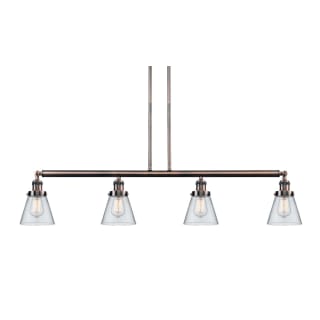 A thumbnail of the Innovations Lighting 214-S Small Cone Antique Copper / Clear