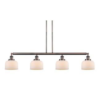 A thumbnail of the Innovations Lighting 214-S Large Bell Antique Copper / Matte White Cased