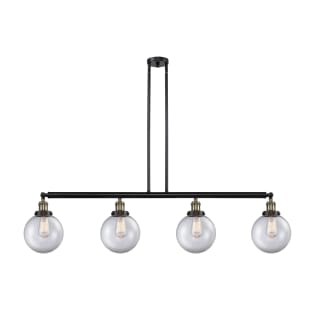 A thumbnail of the Innovations Lighting 214 Large Beacon Black Antique Brass / Clear