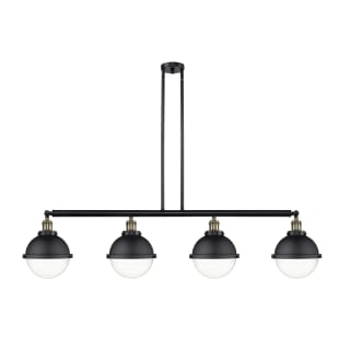 A thumbnail of the Innovations Lighting 214-13-54 Hampden Linear Black Antique Brass / Clear