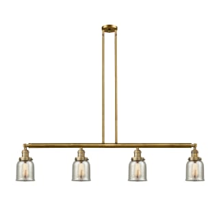 A thumbnail of the Innovations Lighting 214 Small Bell Brushed Brass / Silver Plated Mercury