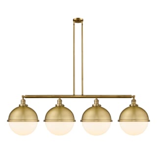 A thumbnail of the Innovations Lighting 214-17-58 Hampden Linear Brushed Brass / Matte White