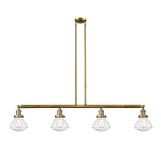 A thumbnail of the Innovations Lighting 214-S Olean Brushed Brass / Seedy