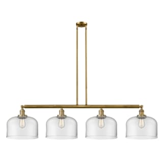 A thumbnail of the Innovations Lighting 214 X-Large Bell Brushed Brass / Clear