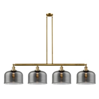 A thumbnail of the Innovations Lighting 214 X-Large Bell Brushed Brass / Plated Smoke