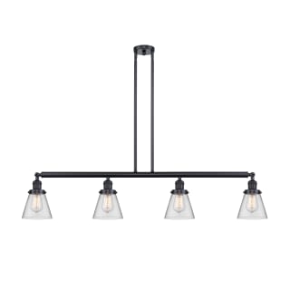 A thumbnail of the Innovations Lighting 214 Small Cone Matte Black / Clear