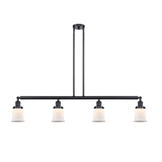 A thumbnail of the Innovations Lighting 214 Small Canton Matte Black / Matte White
