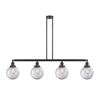 A thumbnail of the Innovations Lighting 214 Large Beacon Matte Black / Clear
