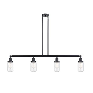 A thumbnail of the Innovations Lighting 214-S Dover Matte Black / Clear