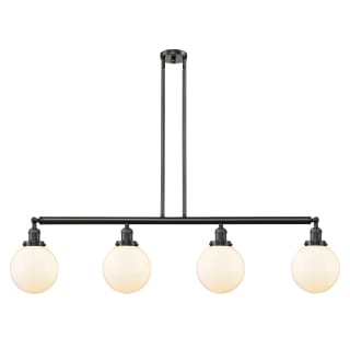 A thumbnail of the Innovations Lighting 214-13-53 Beacon Linear Oil Rubbed Bronze / Matte White