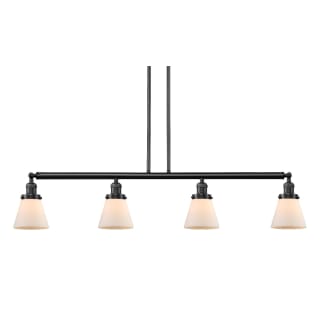 A thumbnail of the Innovations Lighting 214-S Small Cone Oil Rubbed Bronze / Matte White Cased