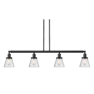 A thumbnail of the Innovations Lighting 214-S Small Cone Oil Rubbed Bronze / Seedy