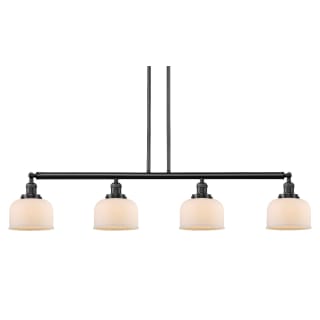 A thumbnail of the Innovations Lighting 214-S Large Bell Oil Rubbed Bronze / Matte White Cased