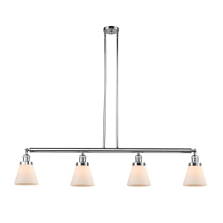 A thumbnail of the Innovations Lighting 214-S Small Cone Polished Chrome / Matte White Cased