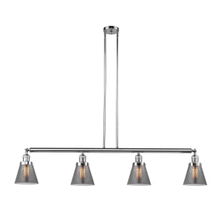 A thumbnail of the Innovations Lighting 214-S Small Cone Polished Chrome / Smoked