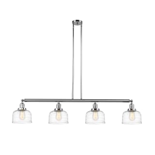 A thumbnail of the Innovations Lighting 214-10-53 Bell Linear Polished Chrome / Clear Deco Swirl
