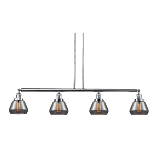 A thumbnail of the Innovations Lighting 214-S Fulton Polished Chrome / Plated Smoked