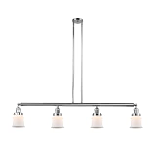 A thumbnail of the Innovations Lighting 214 Small Canton Polished Chrome / Matte White