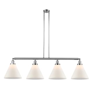 A thumbnail of the Innovations Lighting 214 X-Large Cone Polished Chrome / Matte White