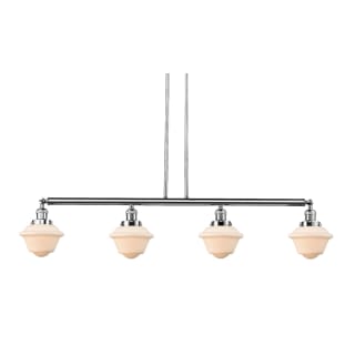 A thumbnail of the Innovations Lighting 214-S Small Oxford Polished Chrome / Matte White Cased