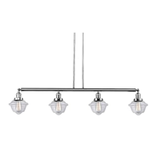 A thumbnail of the Innovations Lighting 214-S Small Oxford Polished Chrome / Clear