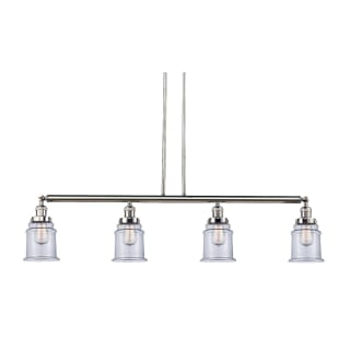 A thumbnail of the Innovations Lighting 214-S Canton Polished Nickel / Clear