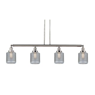 A thumbnail of the Innovations Lighting 214-S Stanton Polished Nickel / Vintage Wire Mesh