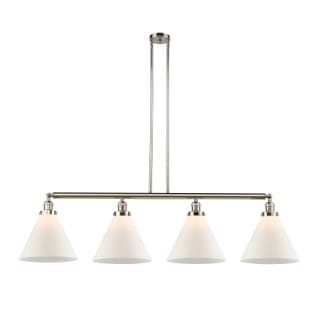 A thumbnail of the Innovations Lighting 214 X-Large Cone Polished Nickel / Matte White