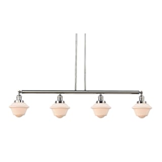 A thumbnail of the Innovations Lighting 214-S Small Oxford Polished Nickel / Matte White Cased