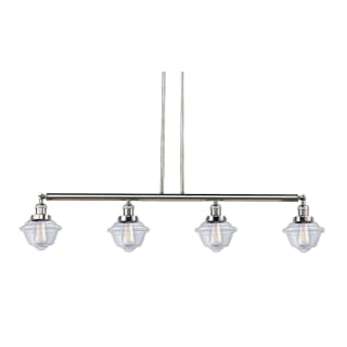 A thumbnail of the Innovations Lighting 214-S Small Oxford Polished Nickel / Clear